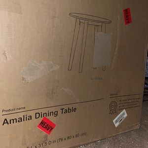 Amalia Dining Table, Marble Top!